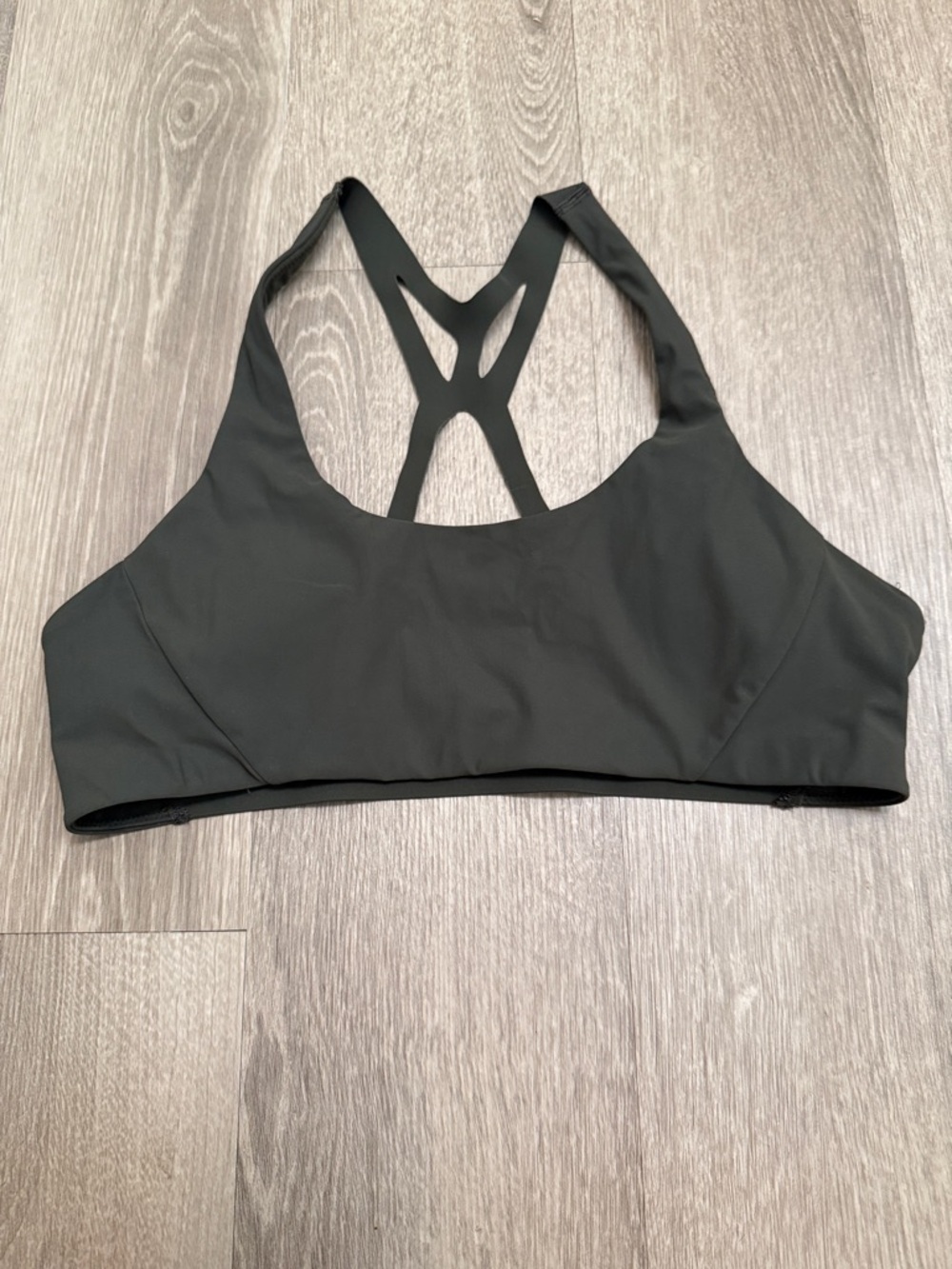 lululemon athletica Black Strappy Racerback Sports Bra